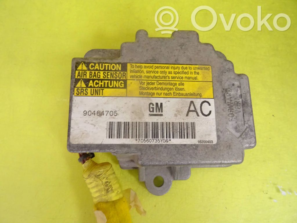 Opel Vectra B Airbag control unit/module 