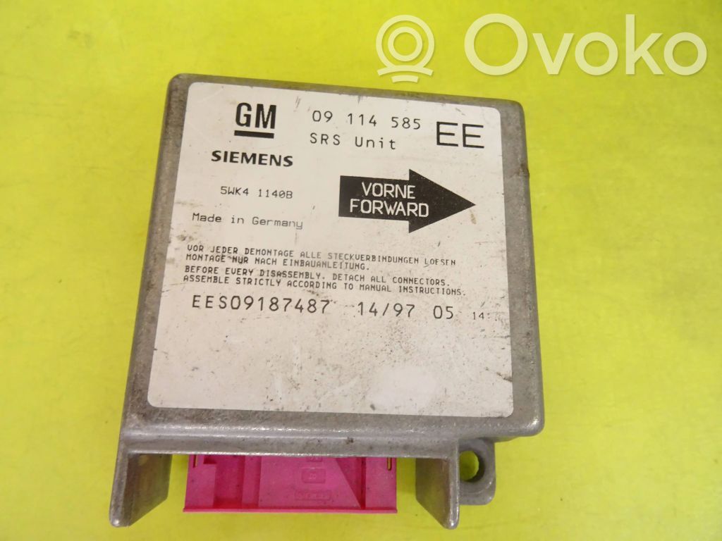 Opel Corsa B Airbag control unit/module 