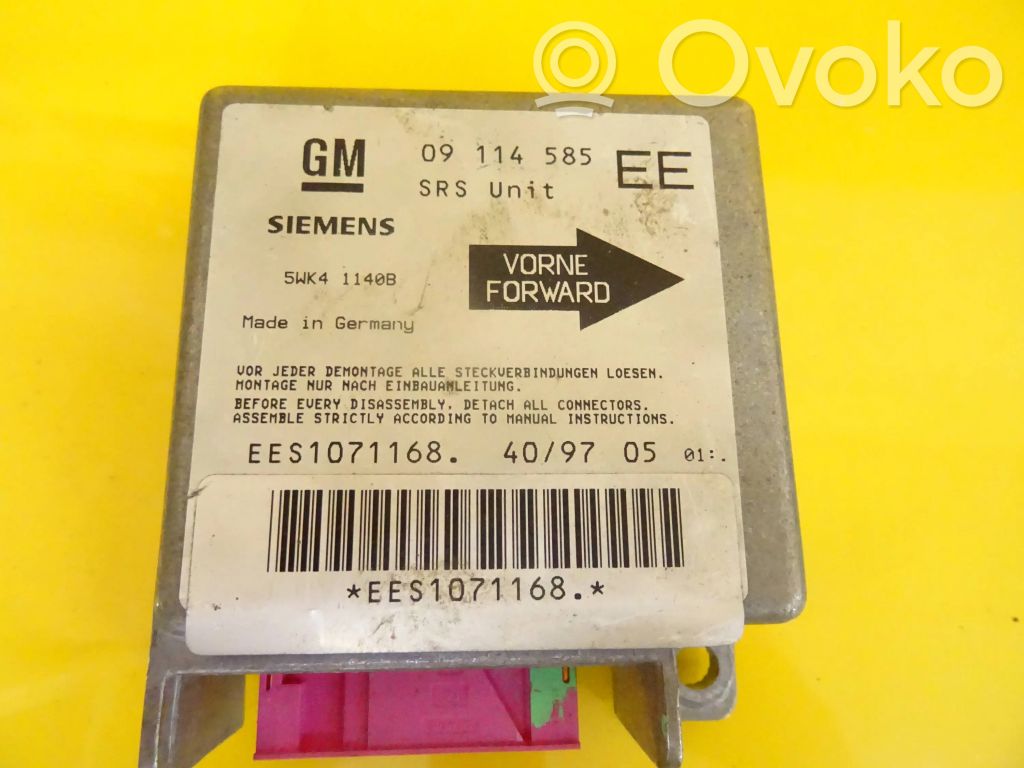 Opel Corsa B Airbag control unit/module 