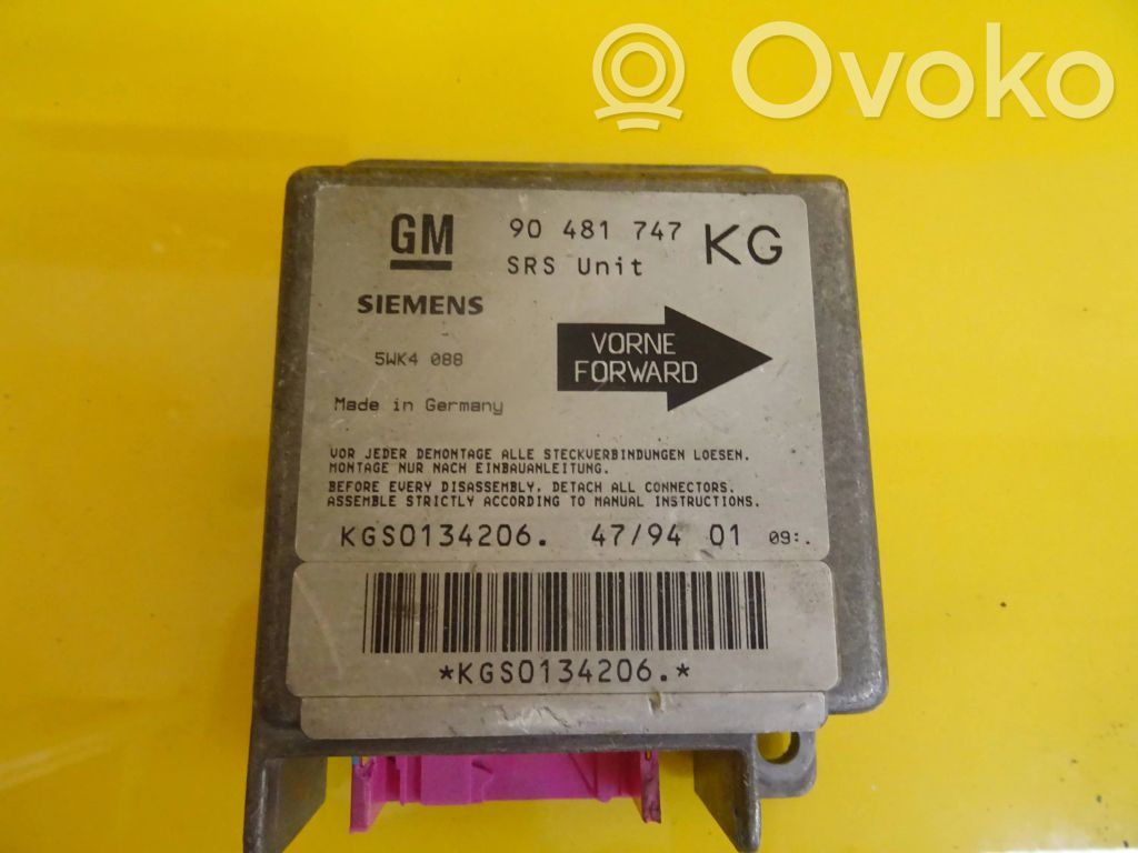 Opel Corsa B Airbag control unit/module 