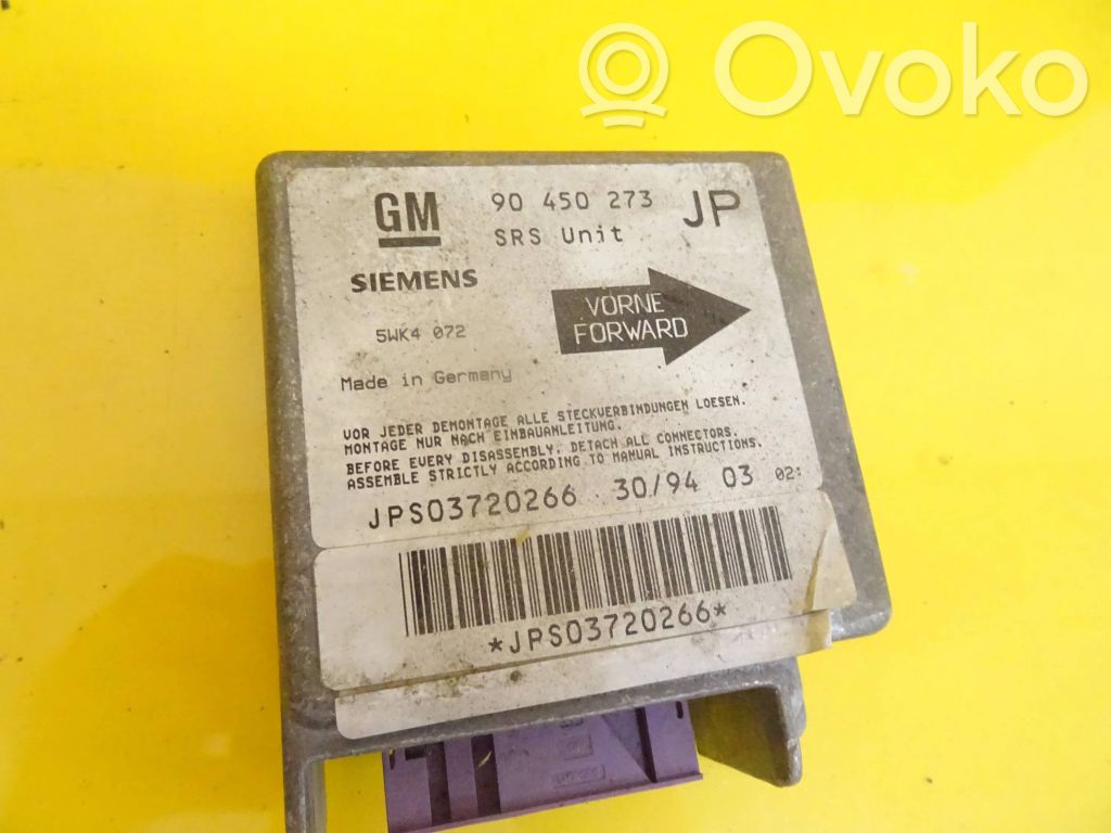 Opel Astra F Airbag control unit/module 