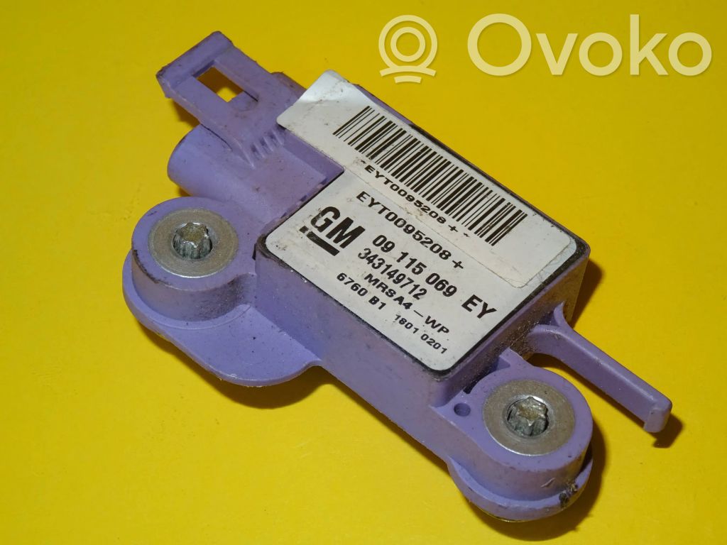 Opel Corsa C Airbagsensor Crashsensor Drucksensor 