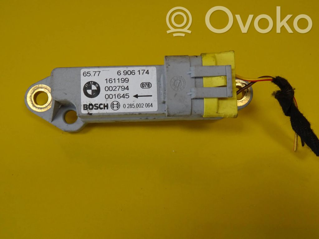 Airbag deployment crash/impact sensor   6906174