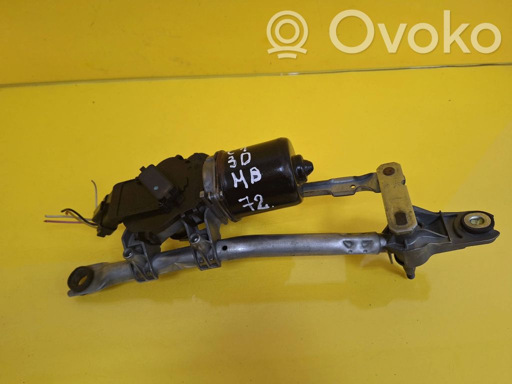 Front wiper linkage