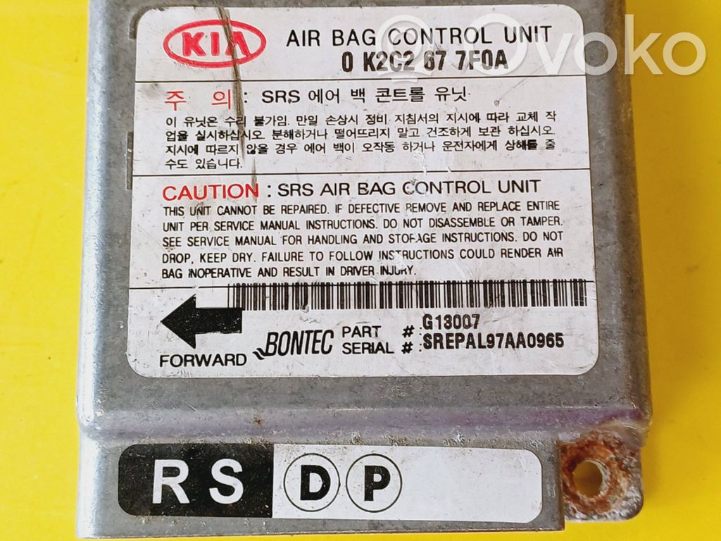 KIA Carens I Airbag control unit/module 