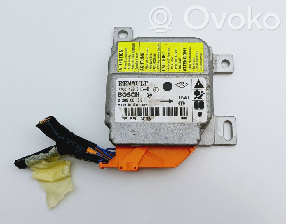 Renault Clio II Sterownik / Moduł Airbag 