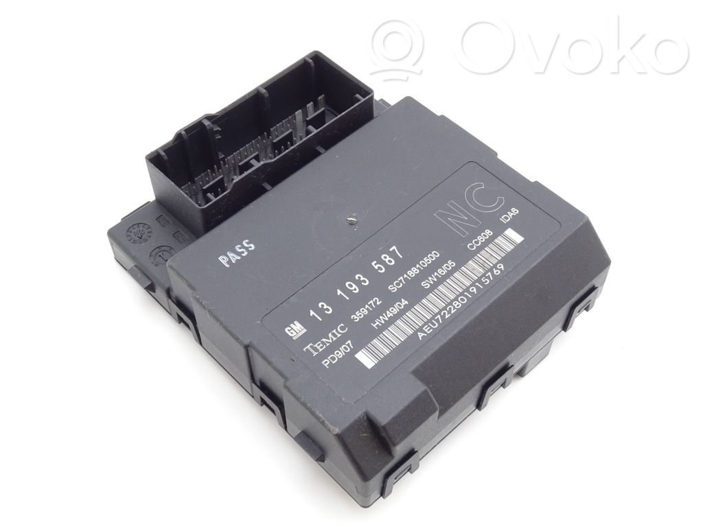 Opel Vectra C Comfort/convenience module 