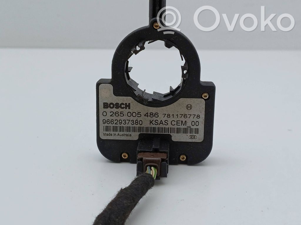 Sensor de ángulo de dirección   9662937380,0265005486