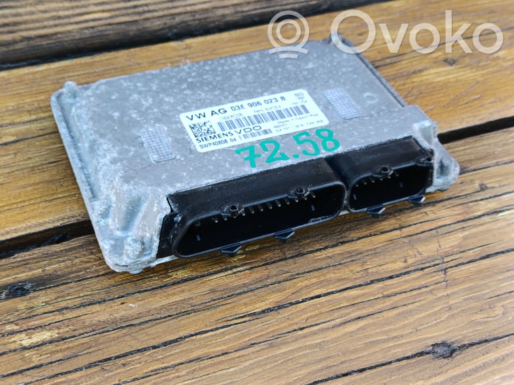 Engine control unit/module   03E906023B,03E906023B,5WP40808
