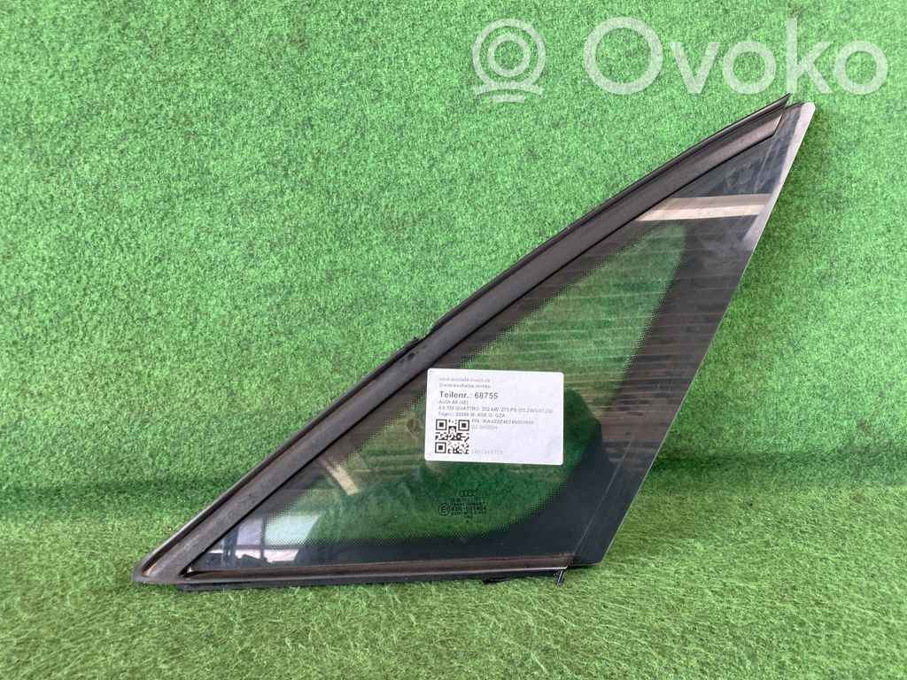 Front triangle window/glass   4E0845300Q