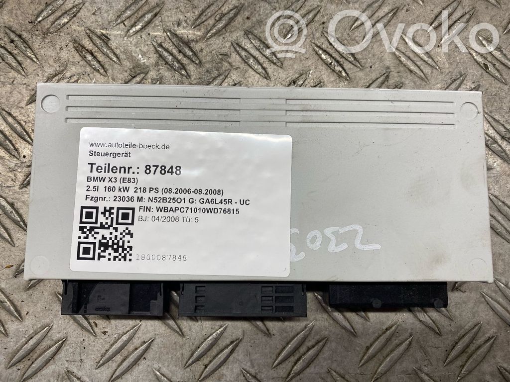 BMW X3 E83 Altre centraline/moduli 