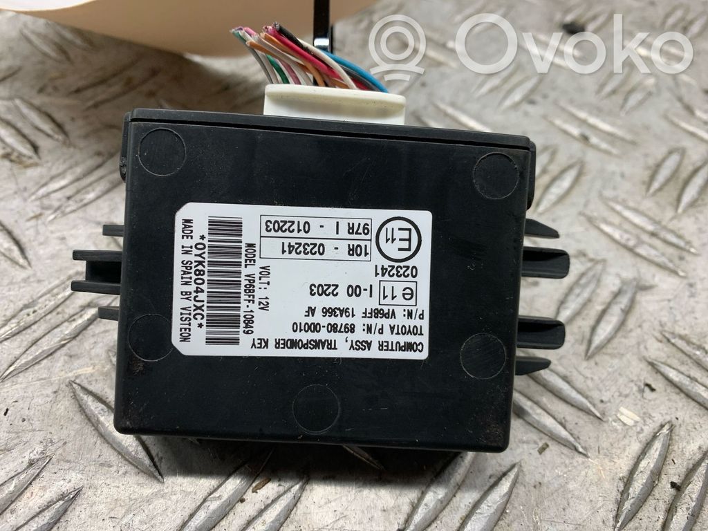 Toyota Yaris Alte unități/module de control 