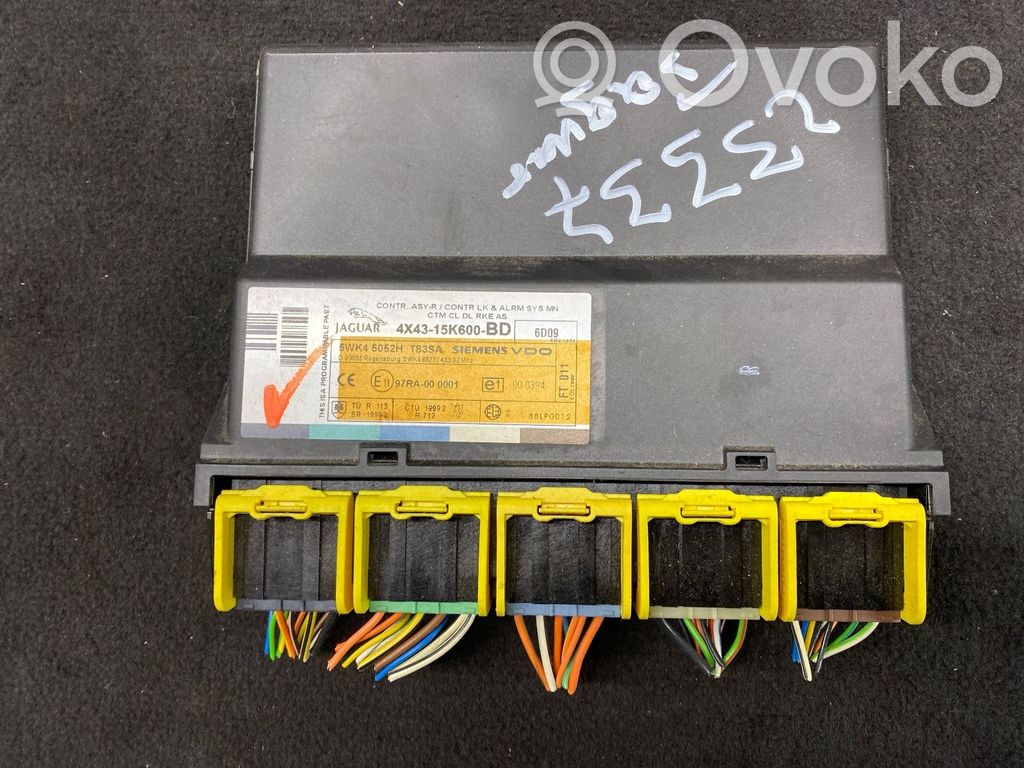 Other control units/modules   4X4315K600BD