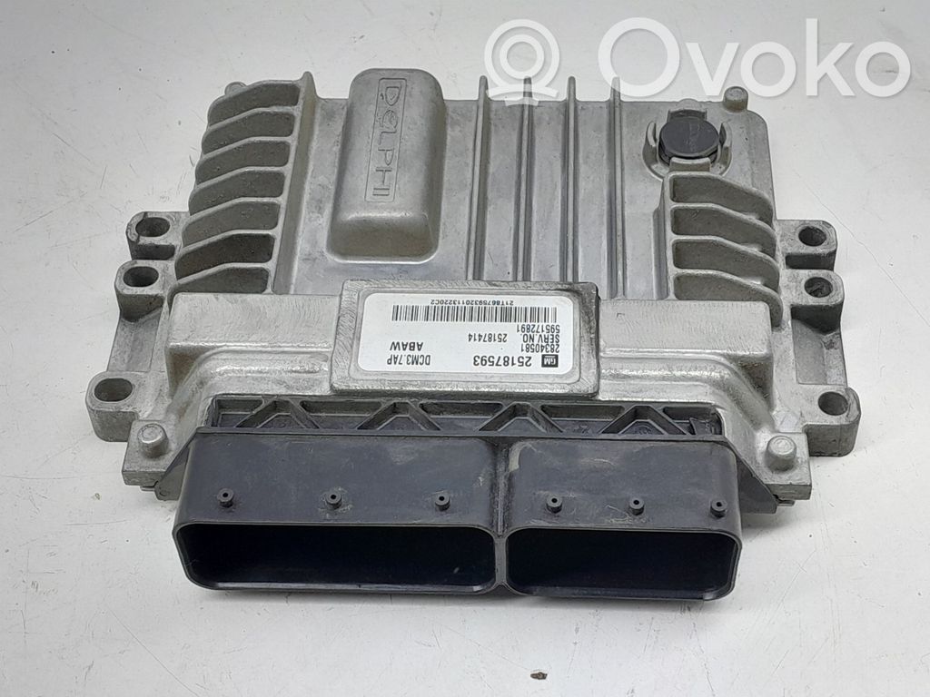 Engine control unit/module   25187593,595172891,28340581