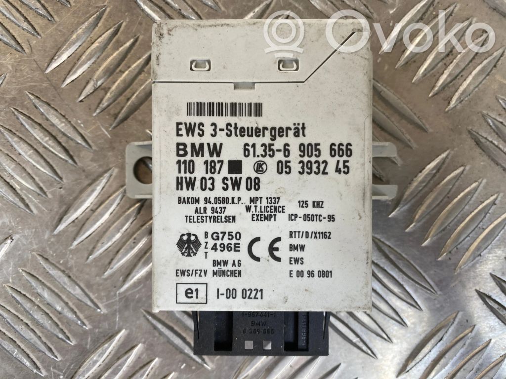 Immobilizer control unit/module   61356905666,05393245,110187