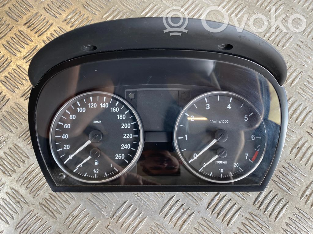 BMW 3 E90 E91 Speedometer (instrument cluster) 