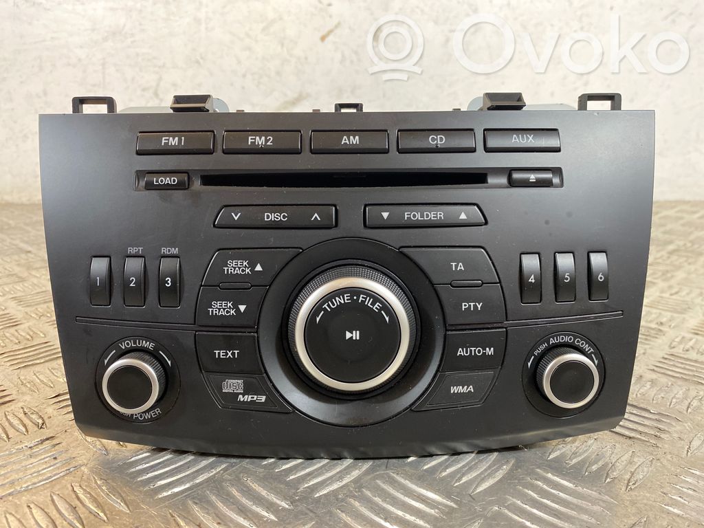 Mazda 3 II Panel / Radioodtwarzacz CD/DVD/GPS 