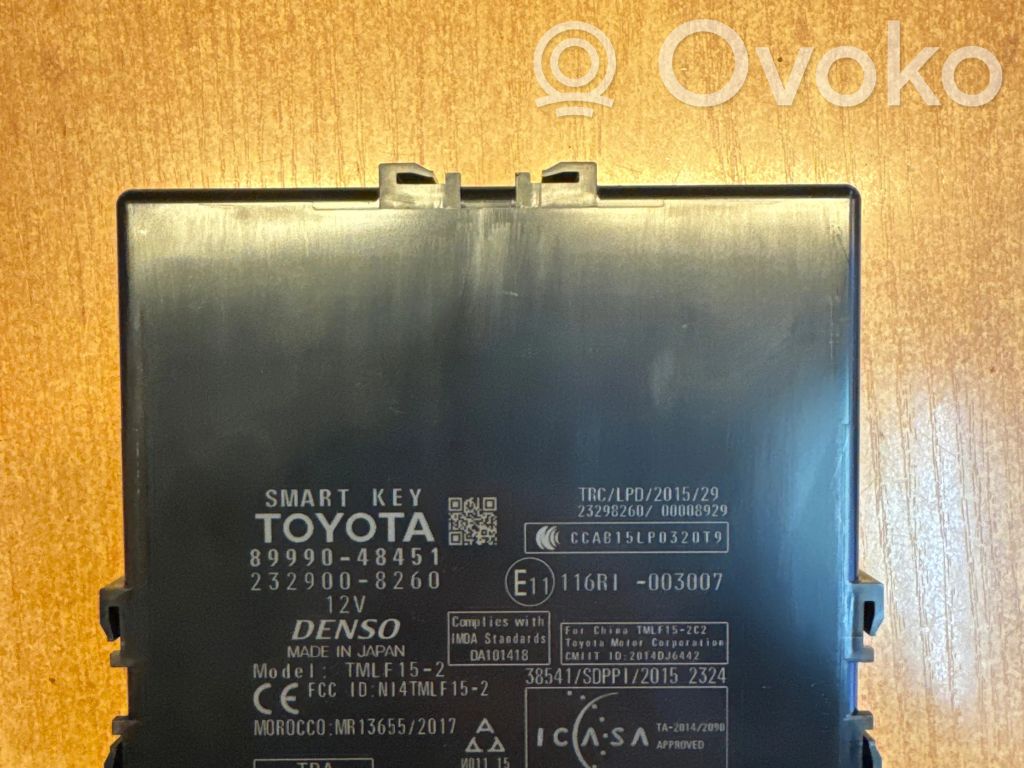 Moduł / Sterownik systemu uruchamiania bezkluczykowego   8999048451,8999008261