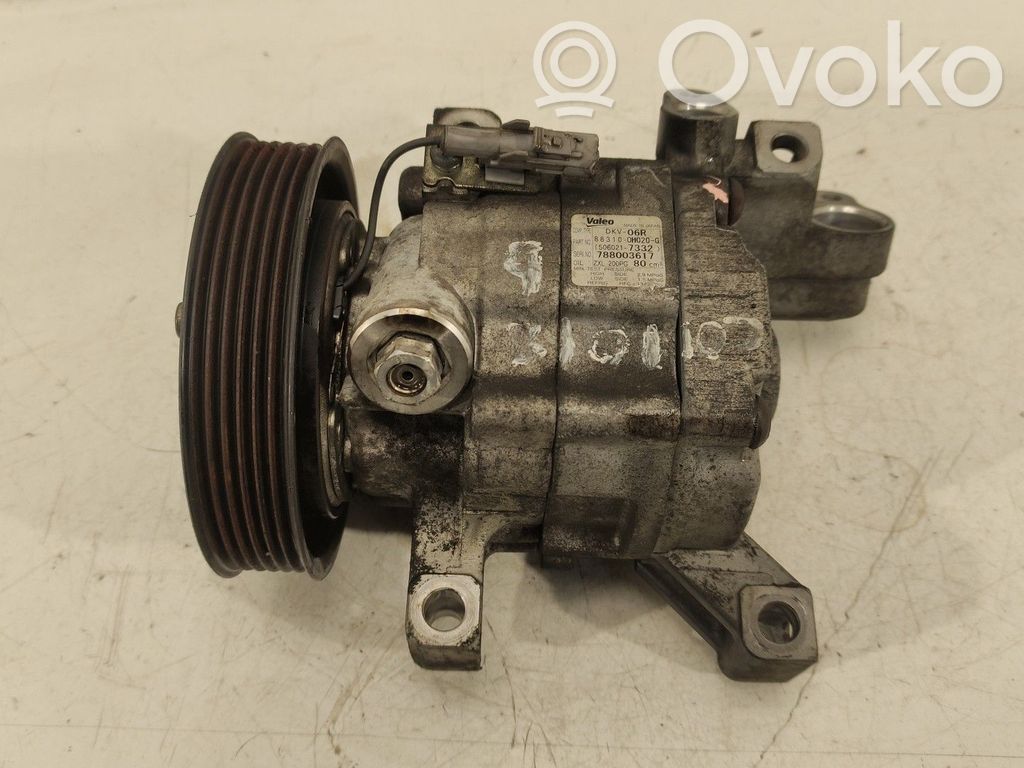 Fiat 500 Abarth Ilmastointilaitteen kompressorin pumppu (A/C) 