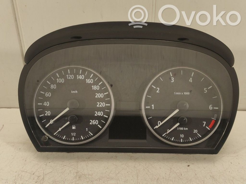 BMW 3 E90 E91 Geschwindigkeitsmesser Cockpit 