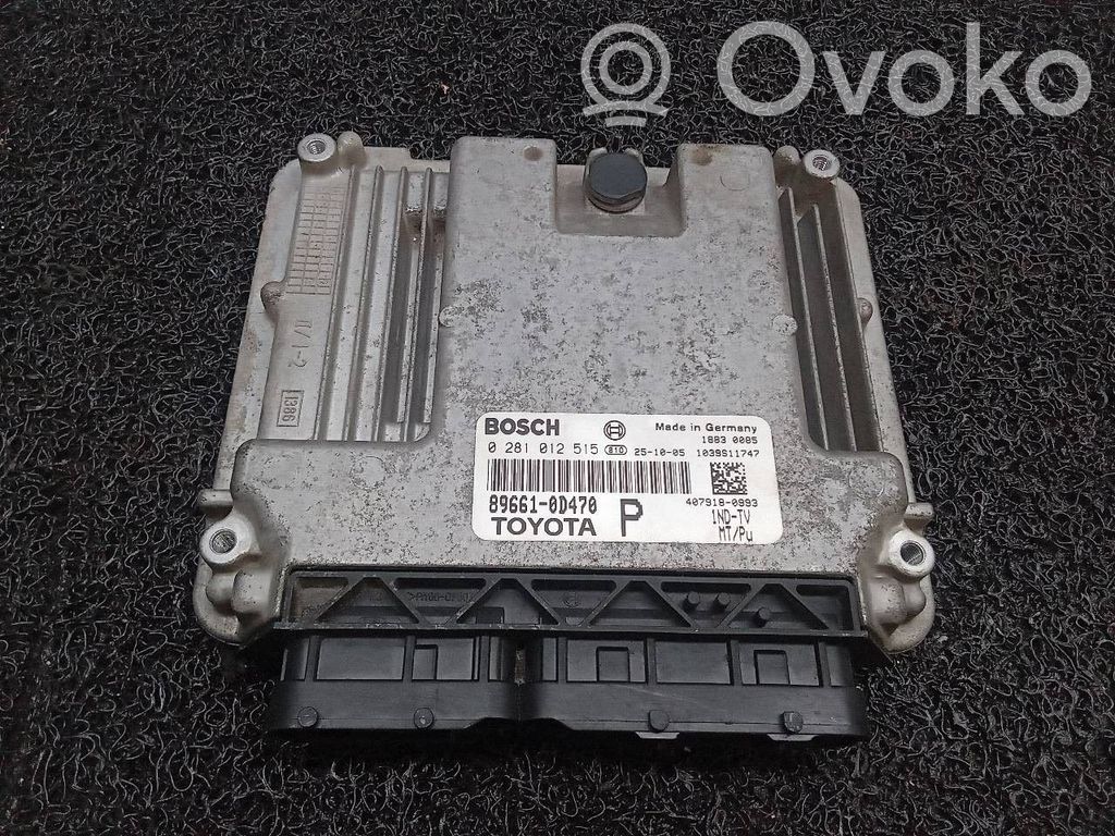 Toyota Yaris Engine control unit/module 