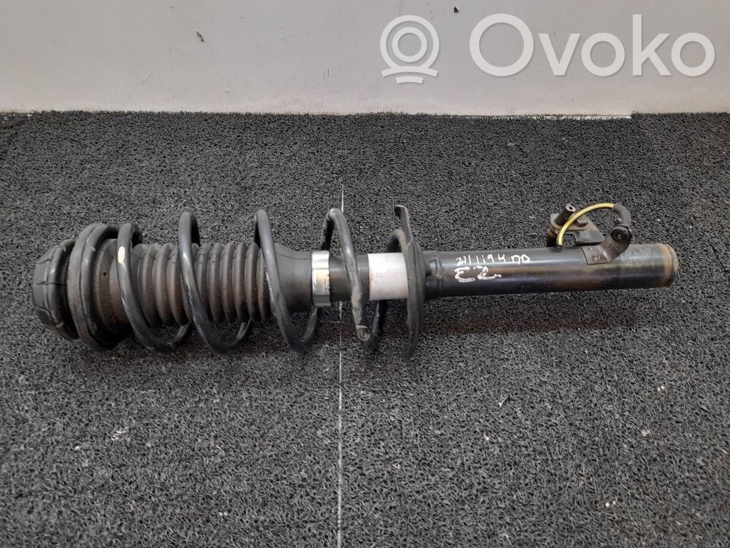 Front shock absorber with coil spring