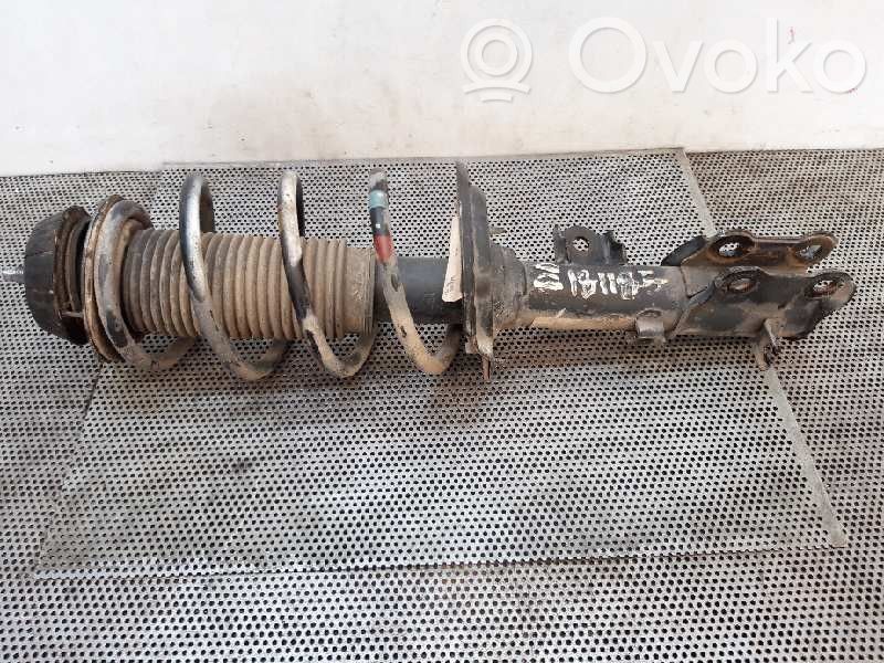 Amortiguador delantero con muelle espiral