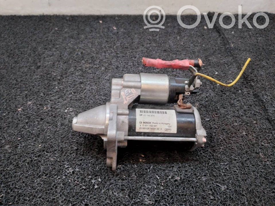 Motor de arranque   25198414,0001192081,20180128