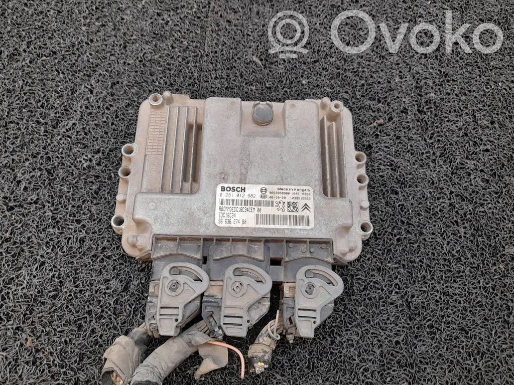 Fiat Scudo Unidad de control/módulo del motor 