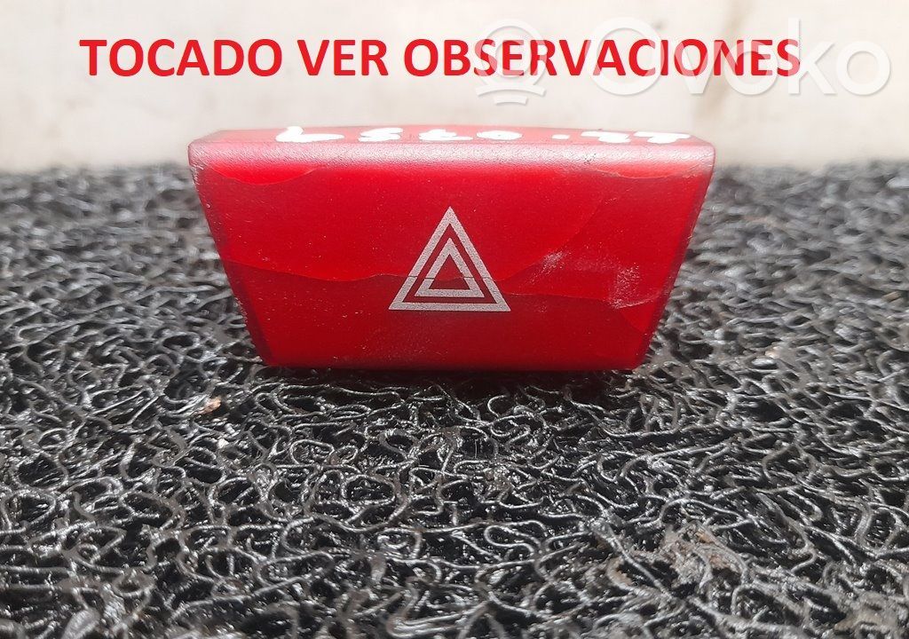 Botón interruptor de luz de peligro