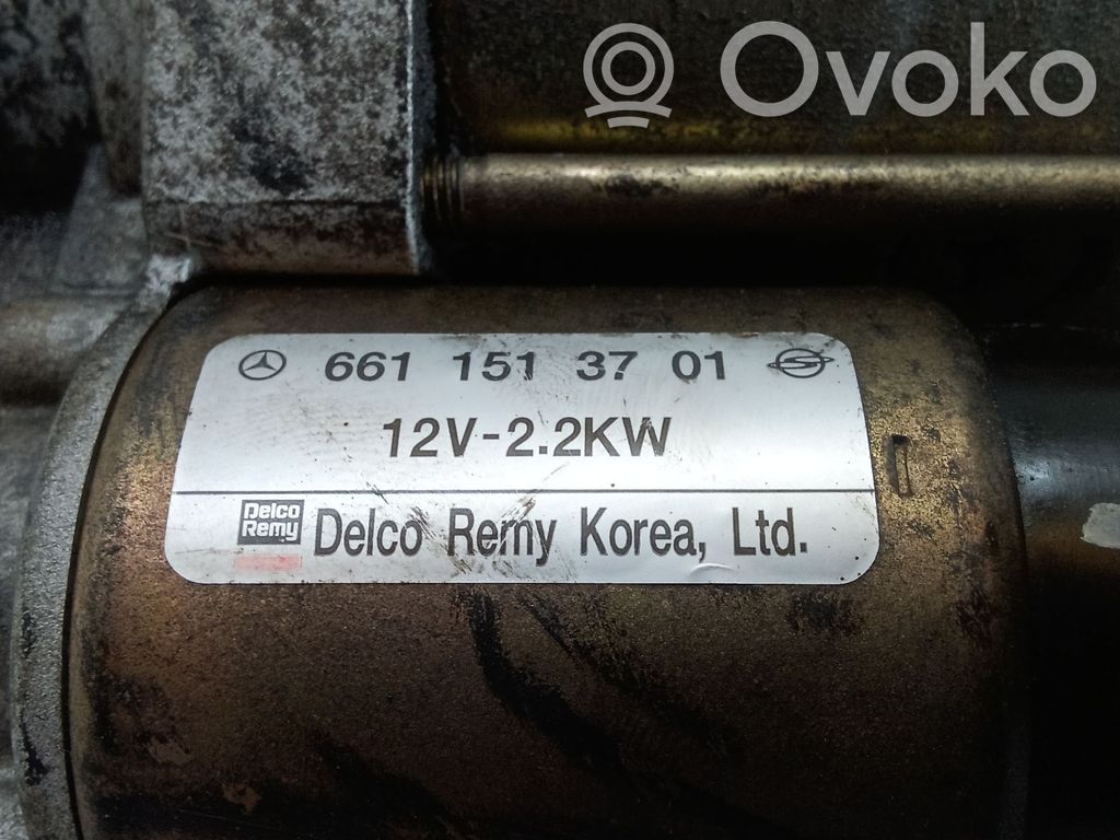 SsangYong Rexton Electromotor 