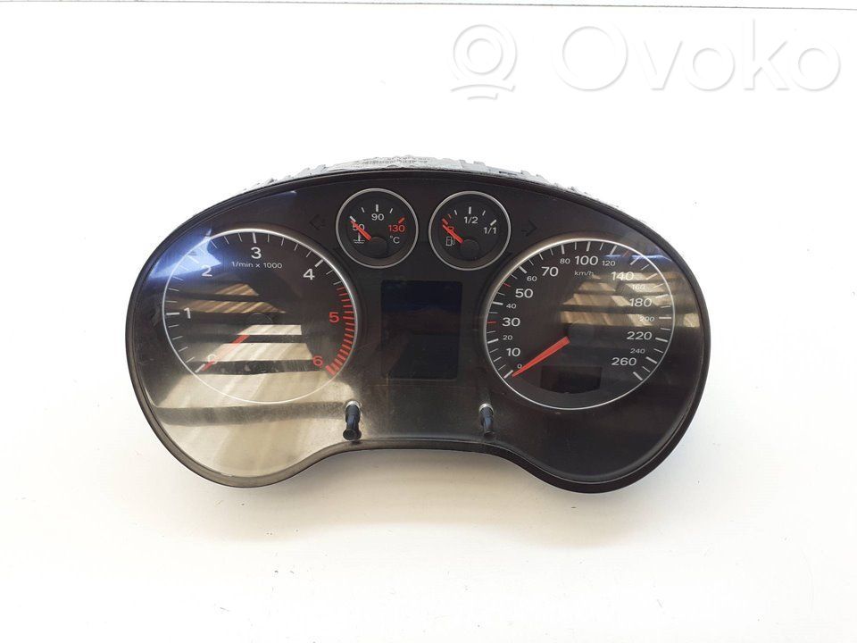 Audi A3 S3 8P Speedometer (instrument cluster) 
