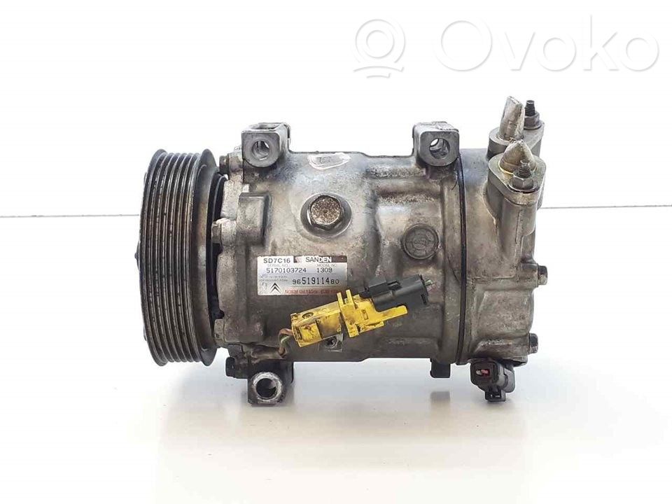 Citroen C4 Grand Picasso Ilmastointilaitteen kompressorin pumppu (A/C)