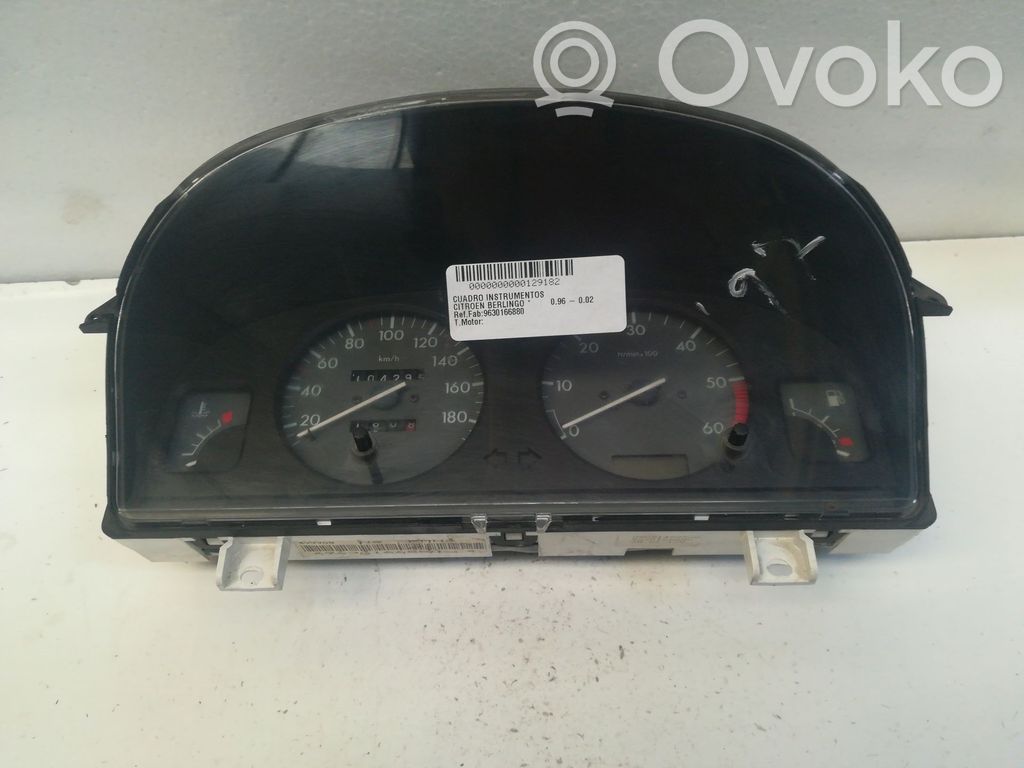 Tachimetro (quadro strumenti)   9630166880
