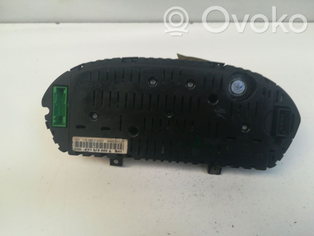 Skoda Fabia Mk1 (6Y) Vitezometru (grup de instrumente) 