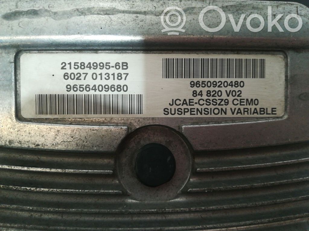 Module de commande suspension   21584995
