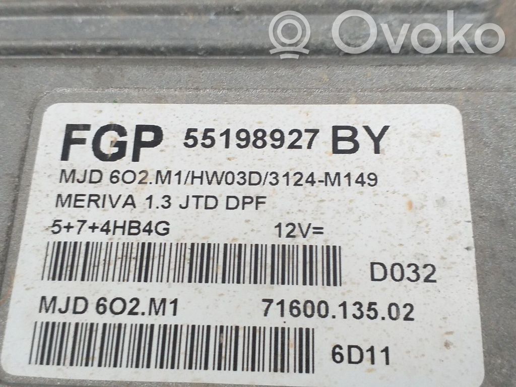 Unidad de control/módulo del motor   55198927BY