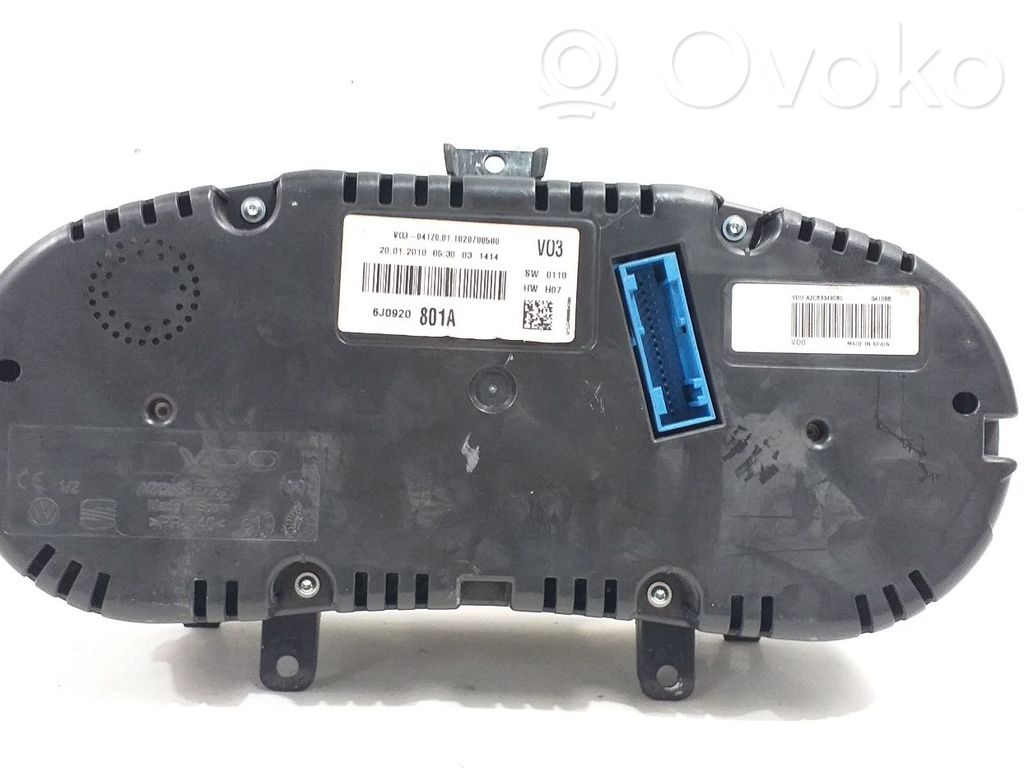 Seat Ibiza III (6L) Tachimetro (quadro strumenti)