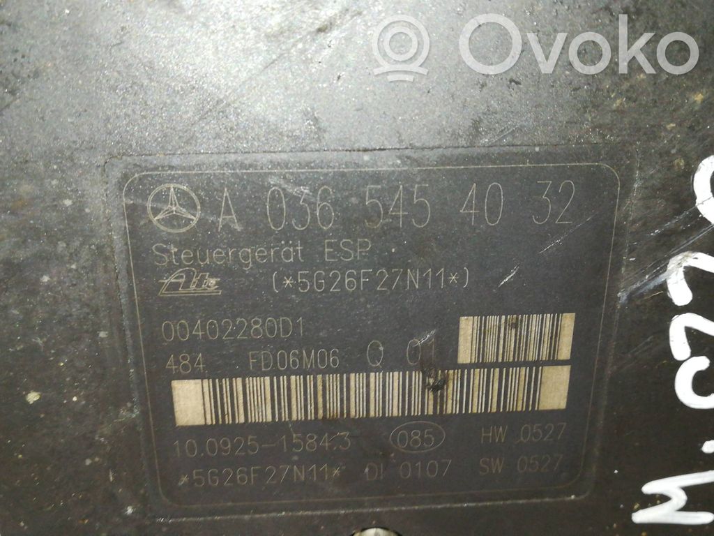 Pompa ABS   A0064310312