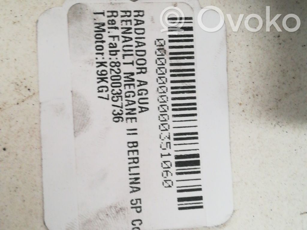 Radiatore di raffreddamento   820035736