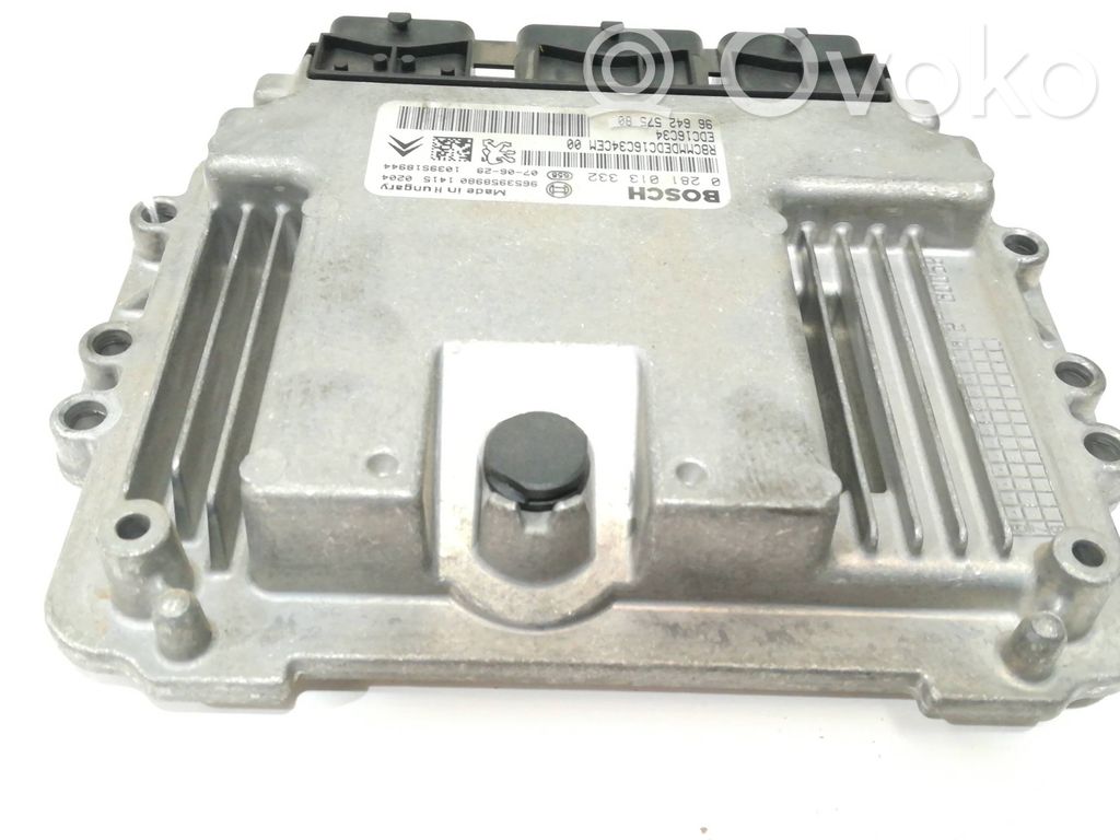 Peugeot 308 Unitate/modul de control motor 