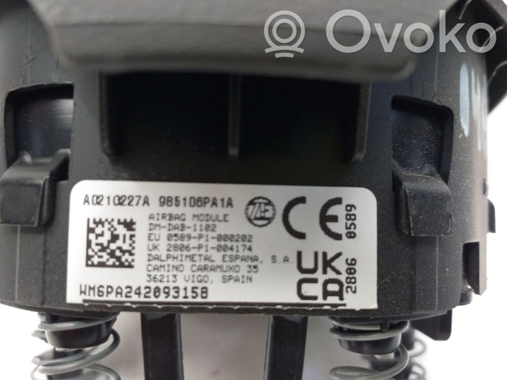 Nissan Juke II F16 Poduszka powietrzna Airbag kierownicy 