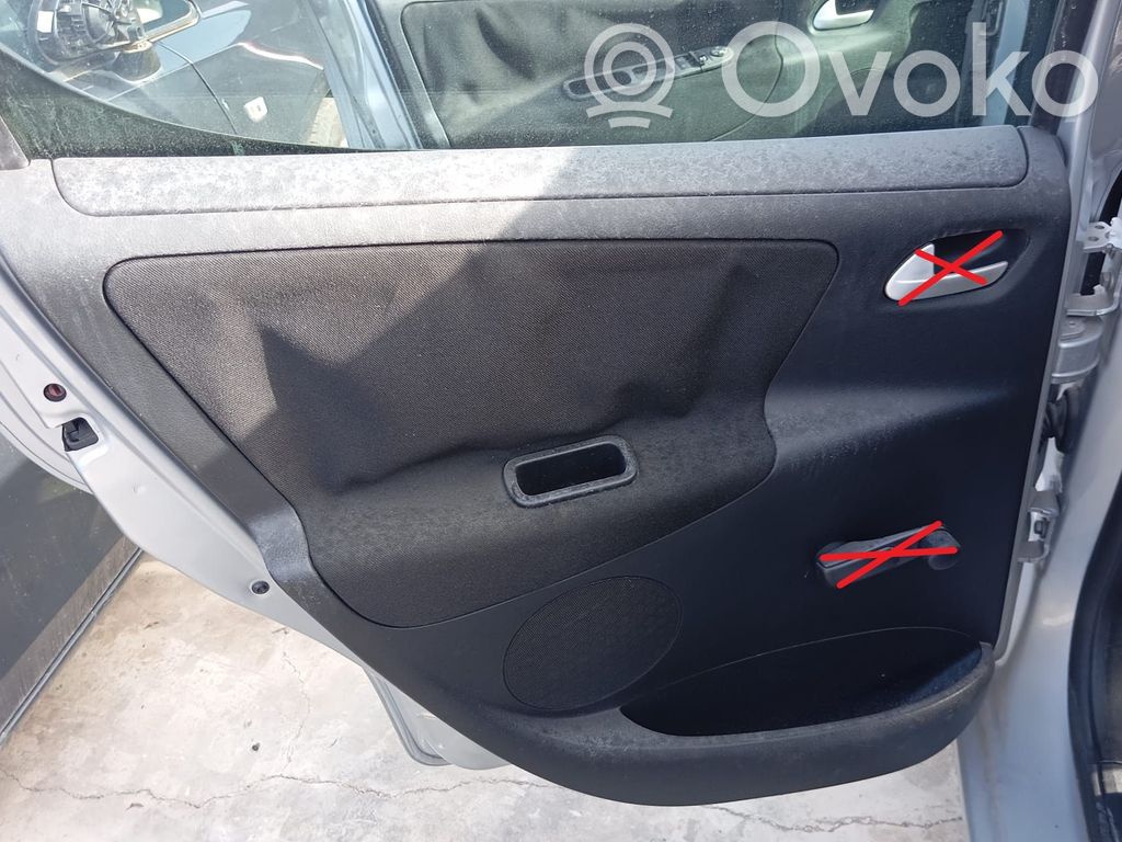 Peugeot 207 Garniture panneau de porte arrière