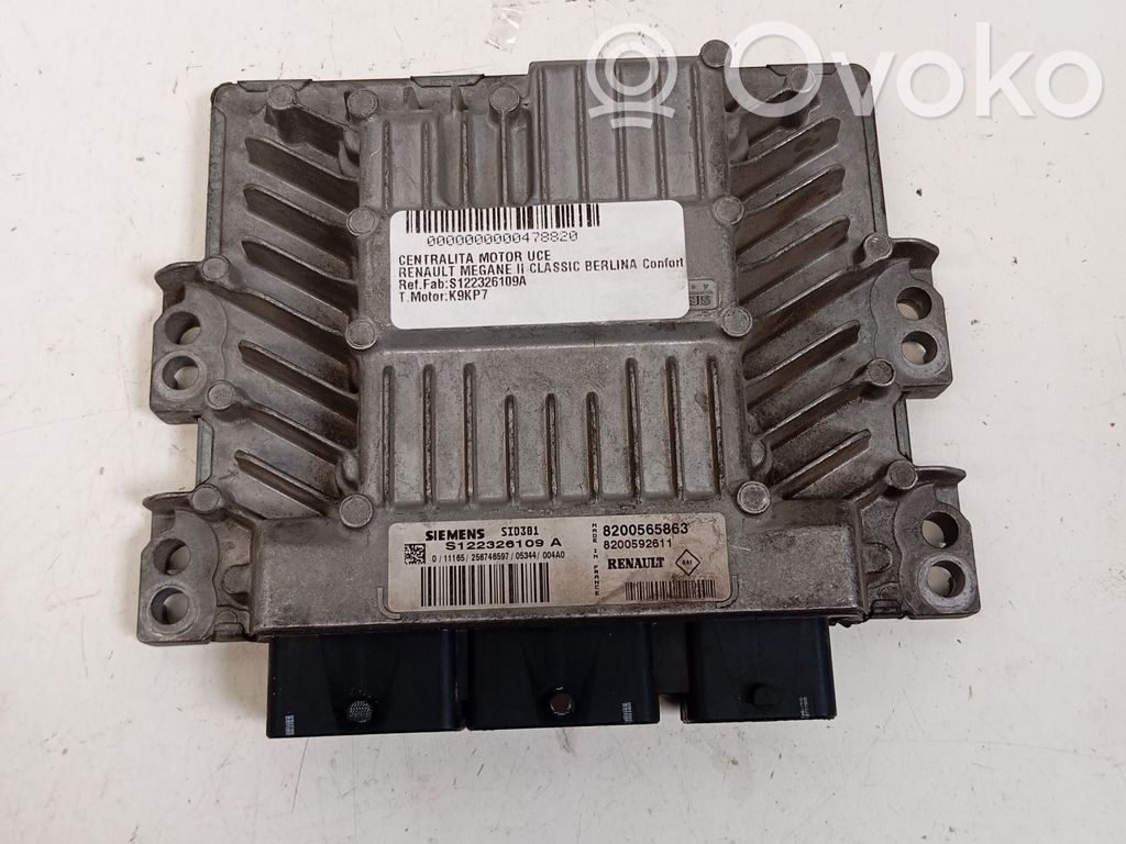 Unidad de control/módulo del motor   S122326109A