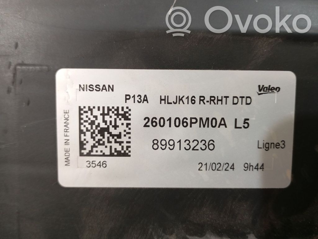 Nissan Juke II F16 Faro/fanale