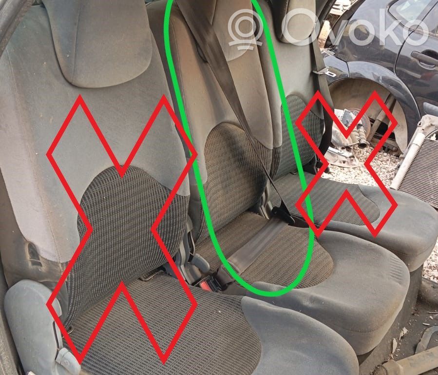 Asiento trasero