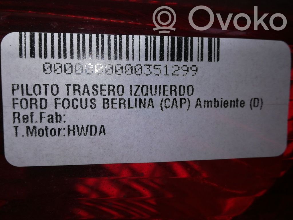 Ford Focus Feux arrière / postérieurs 