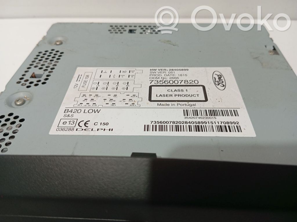 Ford Ka Panel / Radioodtwarzacz CD/DVD/GPS 