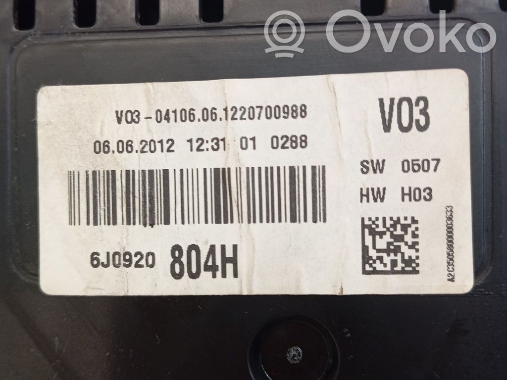 Seat Ibiza IV (6J,6P) Nopeusmittari (mittaristo) 