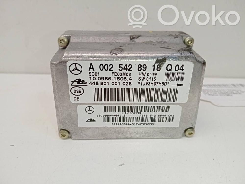 Mercedes-Benz ML W163 Autres unités de commande / modules